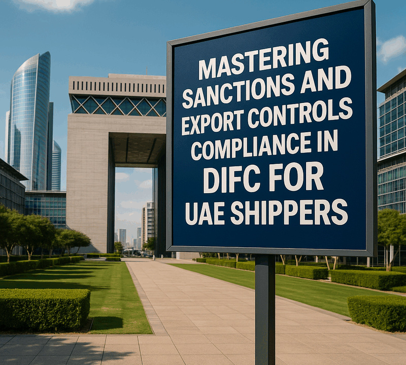 Mastering Sanctions and Export Controls Compliance in DIFC for UAE Shippers
