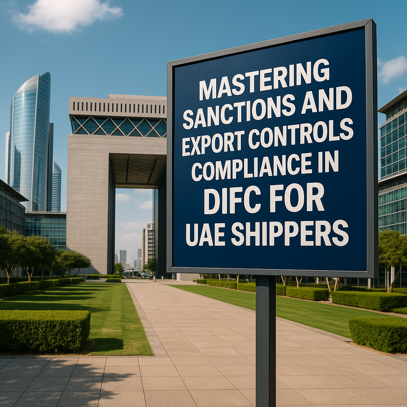 UAE port shipping containers under regulatory compliance review