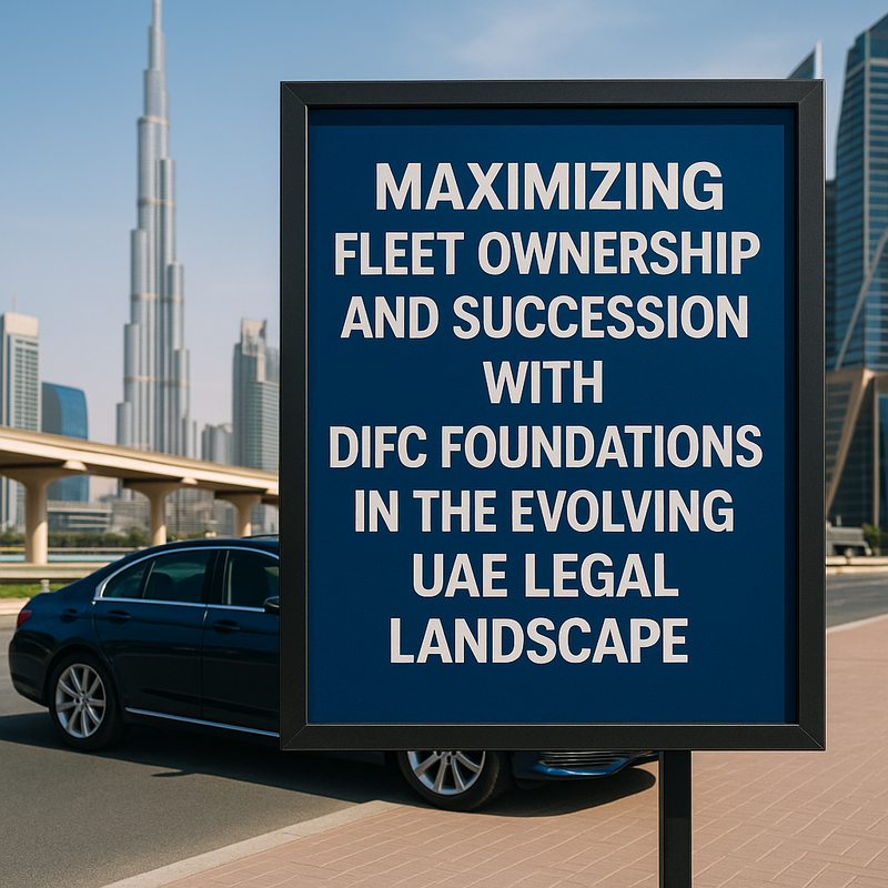 DIFC skyline showcasing legal and business structures for asset and fleet ownership