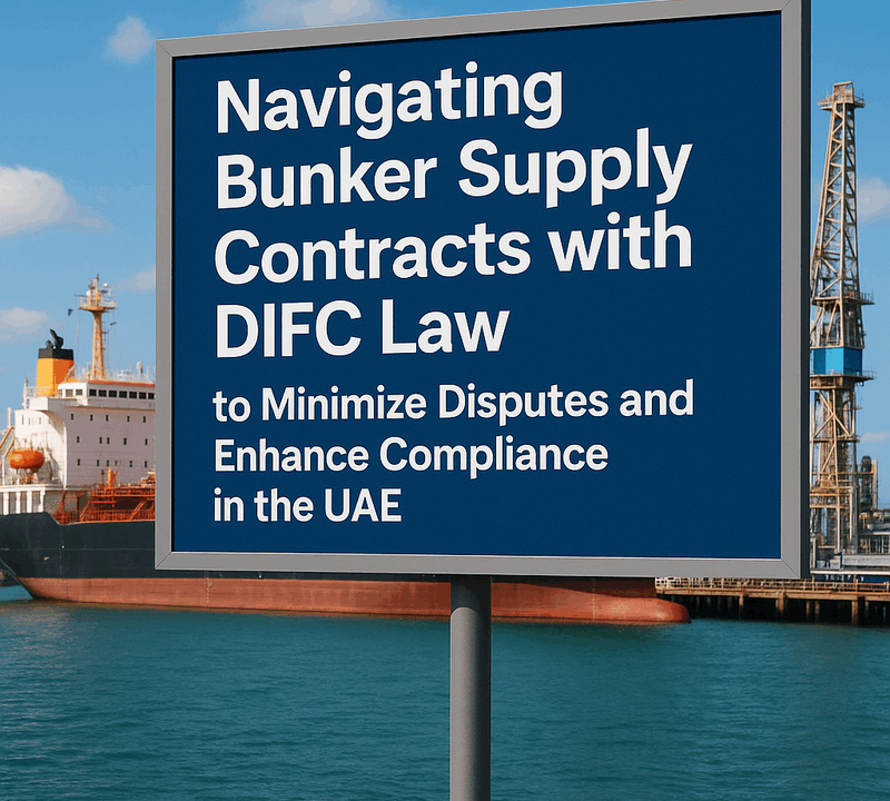 Navigating Bunker Supply Contracts with DIFC Law to Minimize Disputes and Enhance Compliance in the UAE