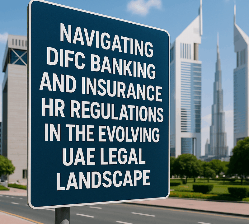 Navigating DIFC Banking and Insurance HR Regulations in the Evolving UAE Legal Landscape