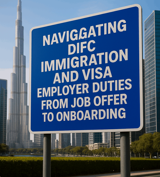 Navigating DIFC Immigration and Visa Employer Duties from Job Offer to Onboarding