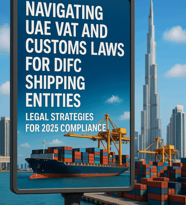Navigating UAE VAT and Customs Laws for DIFC Shipping Entities Legal Strategies for 2025 Compliance