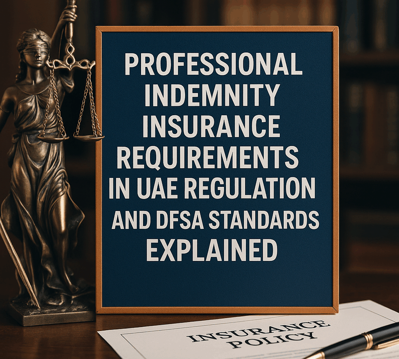 Professional Indemnity Insurance Requirements in UAE Regulation and DFSA Standards Explained