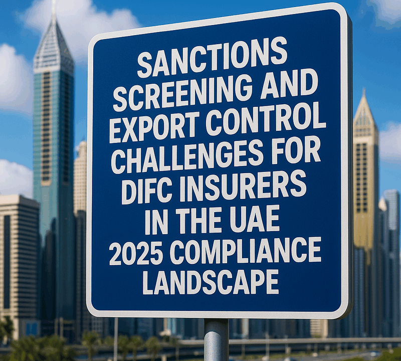 Sanctions Screening and Export Control Challenges for DIFC Insurers in the UAE 2025 Compliance Landscape