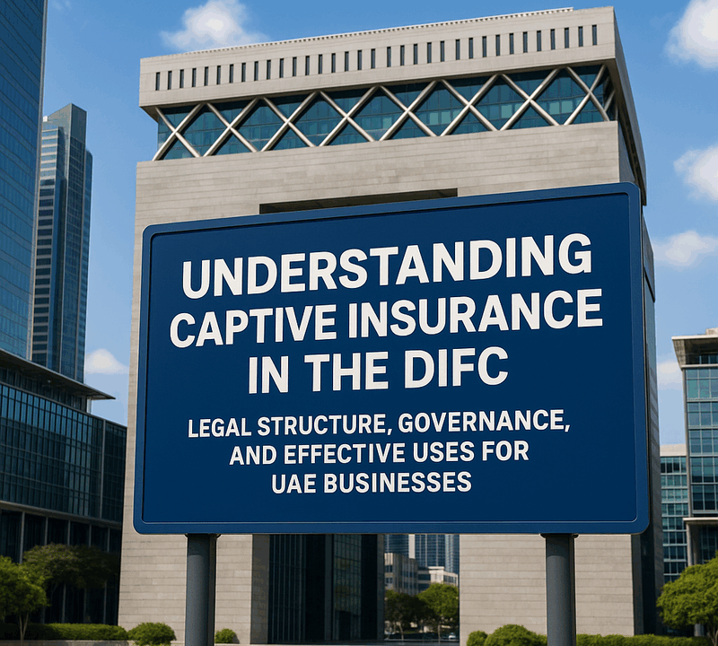 Understanding Captive Insurance in the DIFC Legal Structures Governance and Effective Uses for UAE Businesses