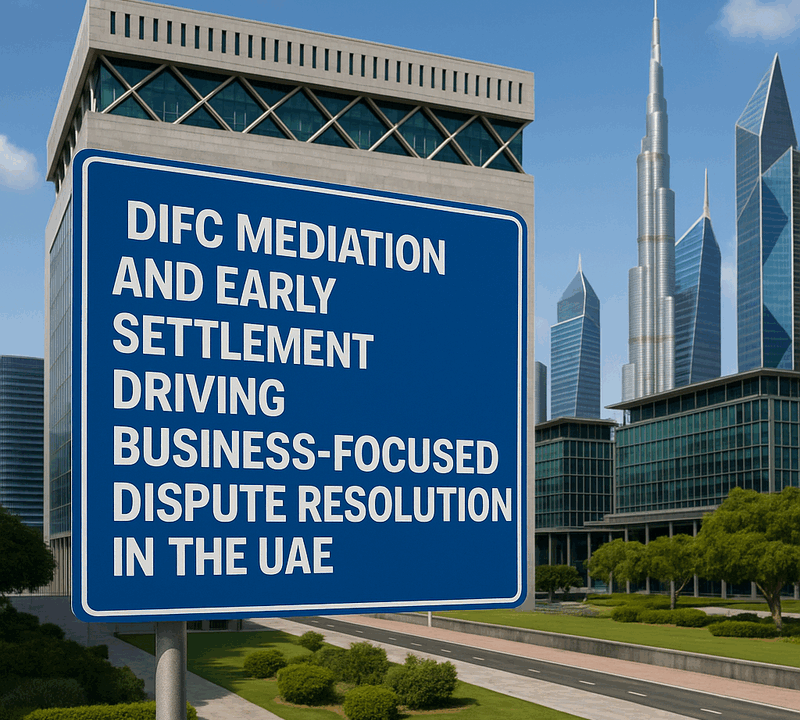 DIFC Mediation and Early Settlement Driving Business-Focused Dispute Resolution in the UAE