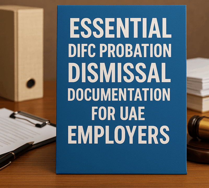 Essential DIFC Probation Dismissal Documentation for UAE Employers