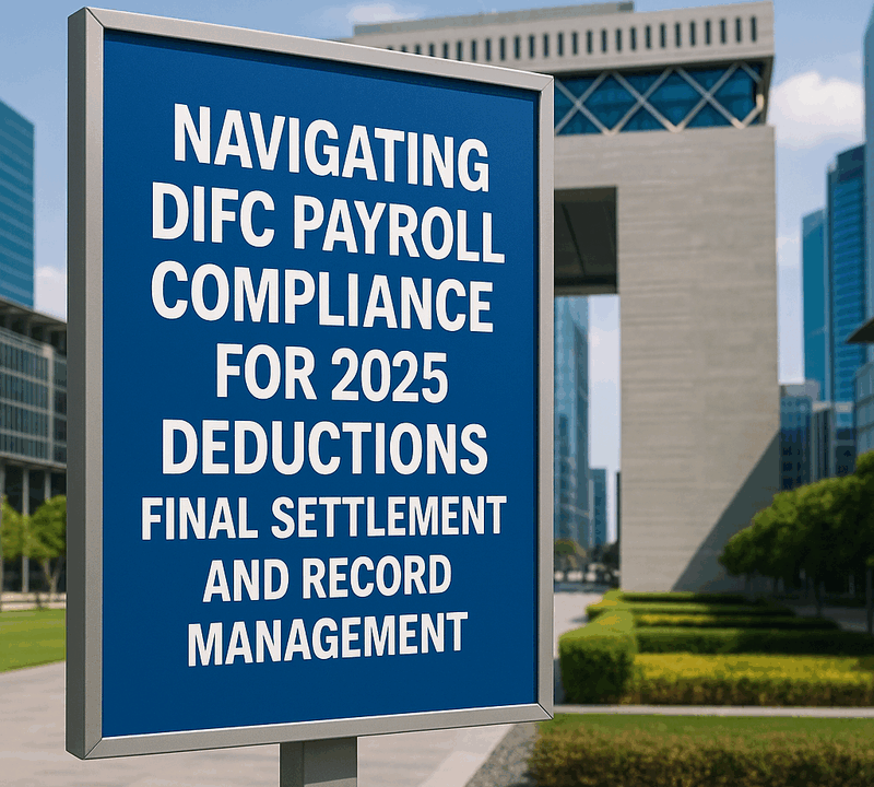 Navigating DIFC Payroll Compliance for 2025 Deductions Final Settlement and Record Management