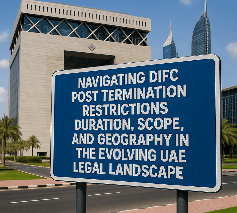Navigating DIFC Post Termination Restrictions Duration Scope and Geography in the Evolving UAE Legal Landscape