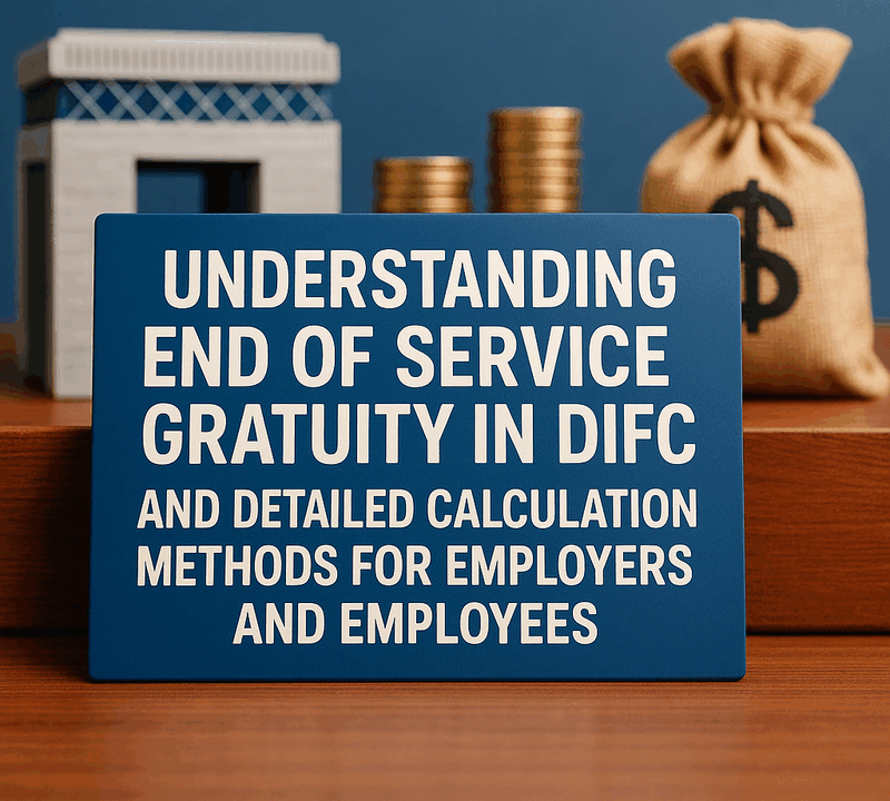 Understanding End of Service Gratuity in DIFC and Detailed Calculation Methods for Employers and Employees