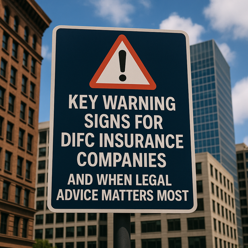 DIFC insurance compliance checklist and legal risk red flags in UAE 2025