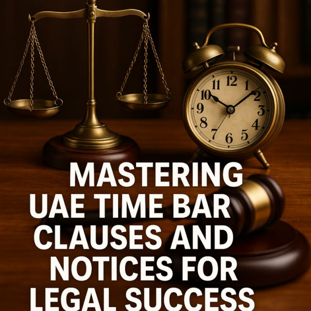 Mastering UAE Time Bar Clauses and Notices for Legal Success in 2025