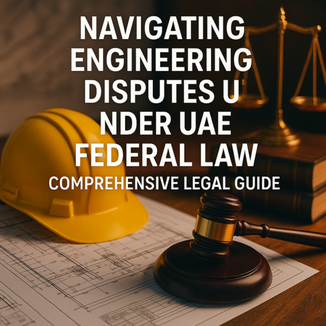 Navigating Engineering Disputes Under UAE Federal Law Comprehensive Legal Guide