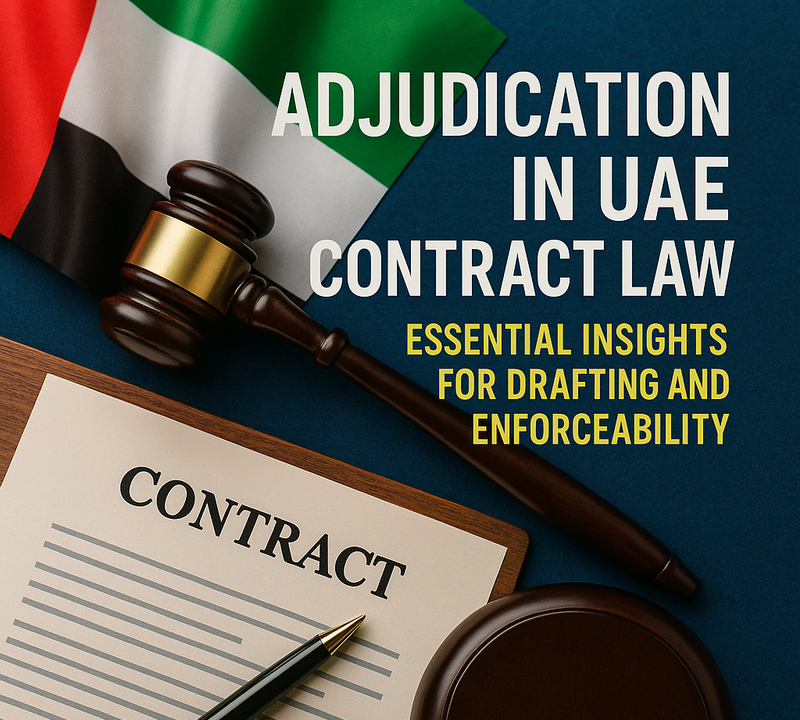 Adjudication in UAE Contract Law Essential Insights for Drafting and Enforceability