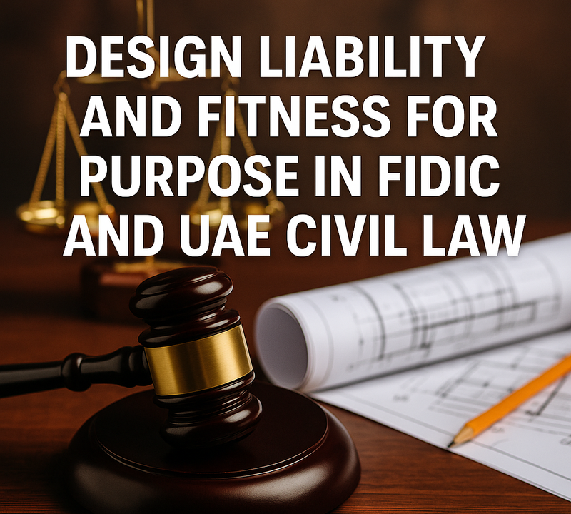 Design Liability and Fitness for Purpose in FIDIC and UAE Civil Law