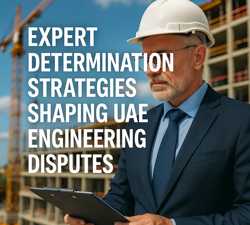 Expert Determination Strategies Shaping UAE Engineering Disputes