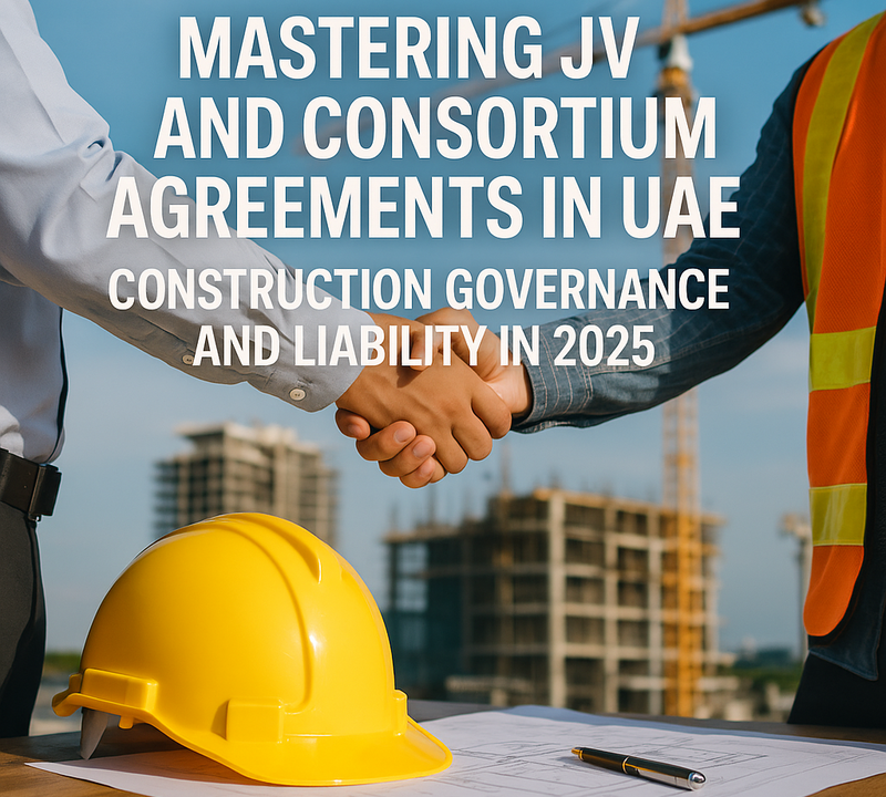 Mastering JV and Consortium Agreements in UAE Construction Governance and Liability in 2025