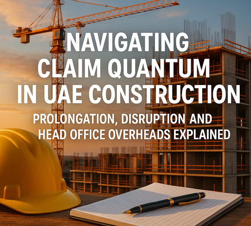 Navigating Claim Quantum in UAE Construction Prolongation Disruption and Head Office Overheads Explained