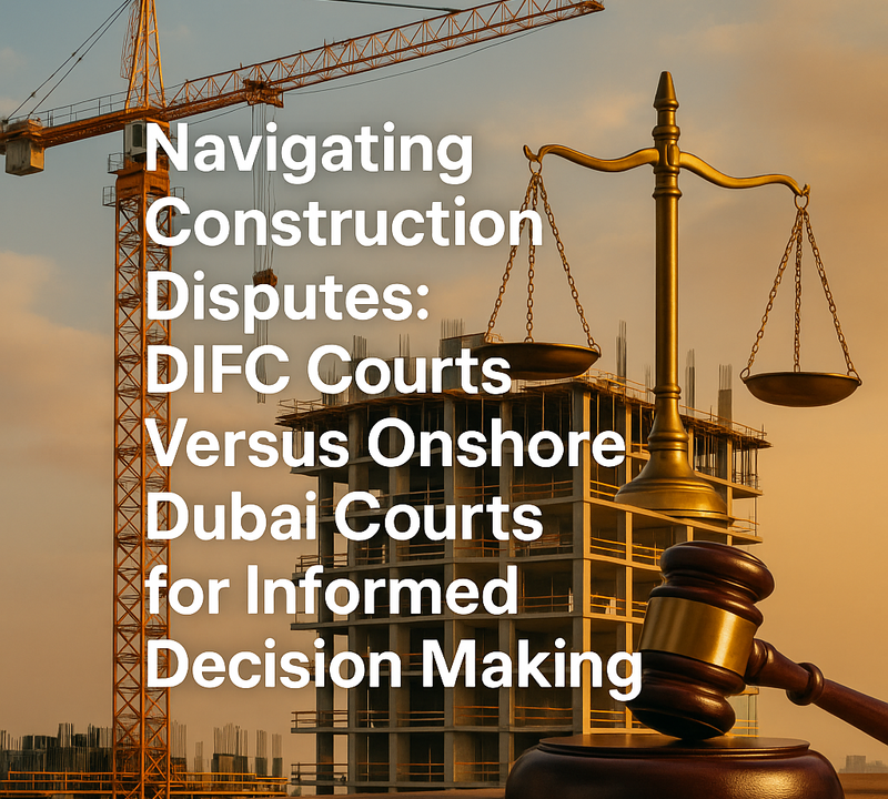 Navigating Construction Disputes: DIFC Courts Versus Onshore Dubai Courts for Informed Decision Making