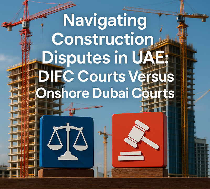 Navigating Construction Disputes in UAE: DIFC Courts Versus Onshore Dubai Courts