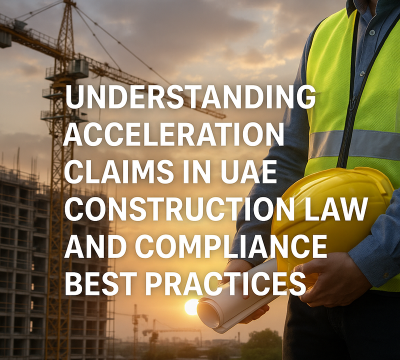 Understanding Acceleration Claims in UAE Construction Law and Compliance Best Practices
