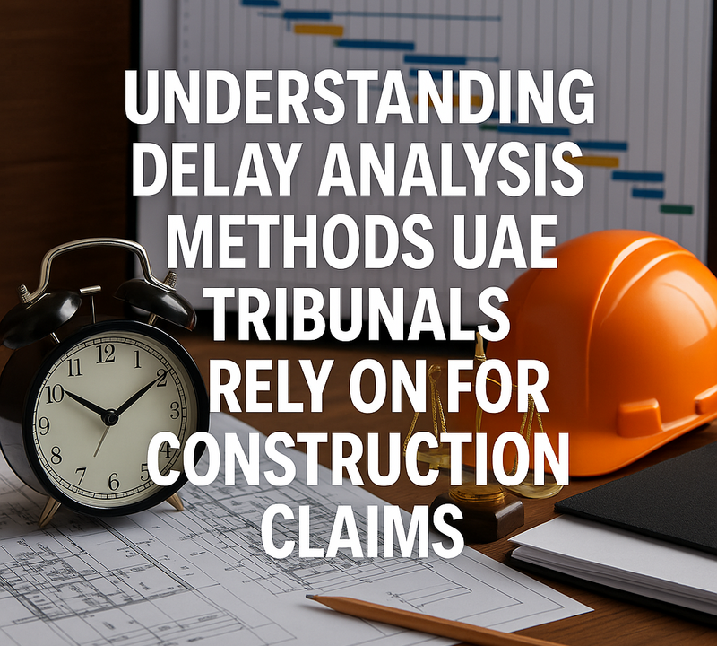Understanding Delay Analysis Methods UAE Tribunals Rely On for Construction Claims