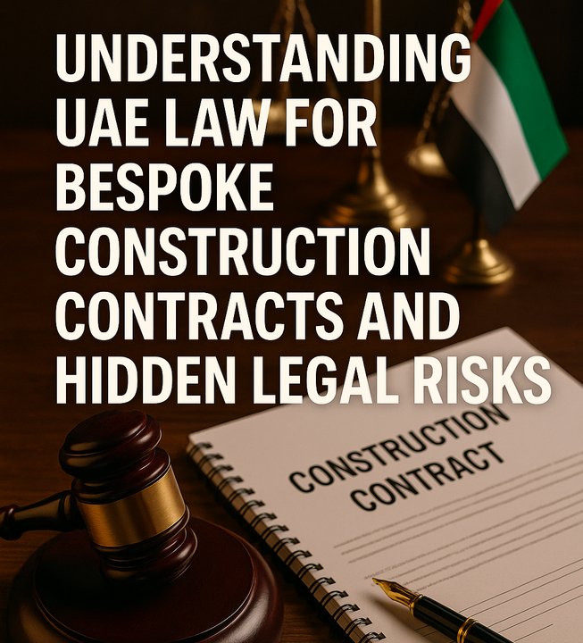 Understanding UAE Law for Bespoke Construction Contracts and Hidden Legal Risks