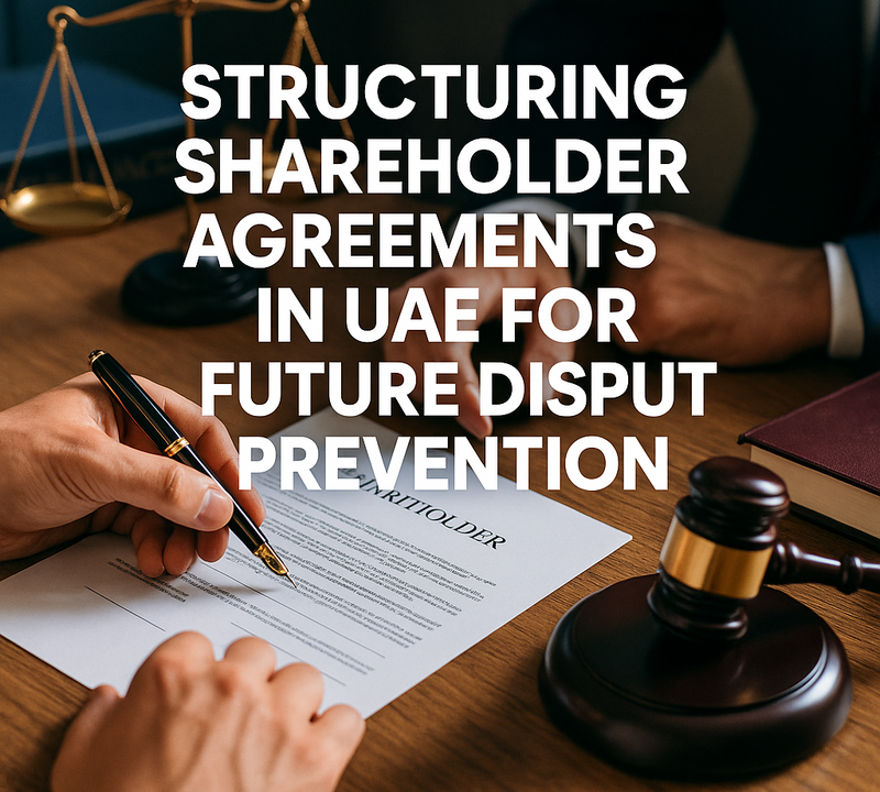 Structuring Shareholder Agreements in UAE for Future Dispute Prevention