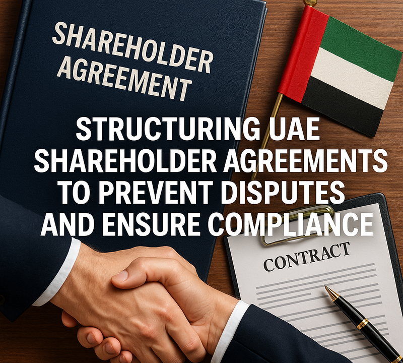 Structuring UAE Shareholder Agreements to Prevent Disputes and Ensure Compliance
