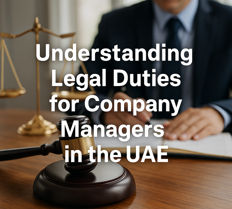 Understanding Legal Duties for Company Managers in the UAE