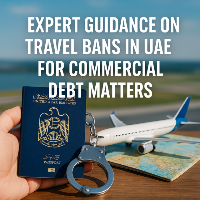 Expert Guidance on Travel Bans in UAE for Commercial Debt Matters