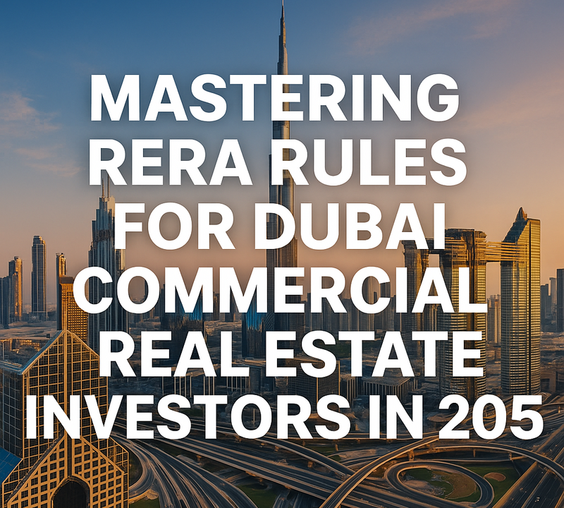 Mastering RERA Rules for Dubai Commercial Real Estate Investors in 2025