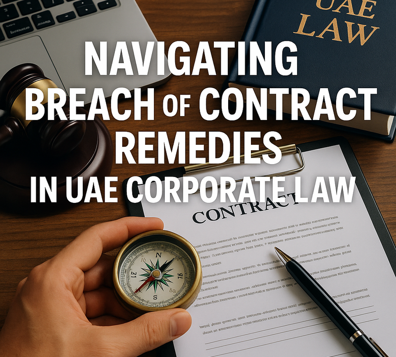 Navigating Breach of Contract Remedies in UAE Corporate Law
