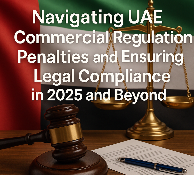 Navigating UAE Commercial Regulation Penalties and Ensuring Legal Compliance in 2025 and Beyond