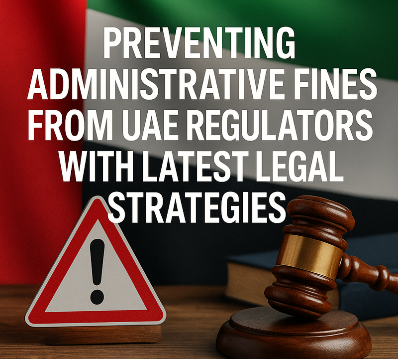 Preventing Administrative Fines from UAE Regulators with Latest Legal Strategies