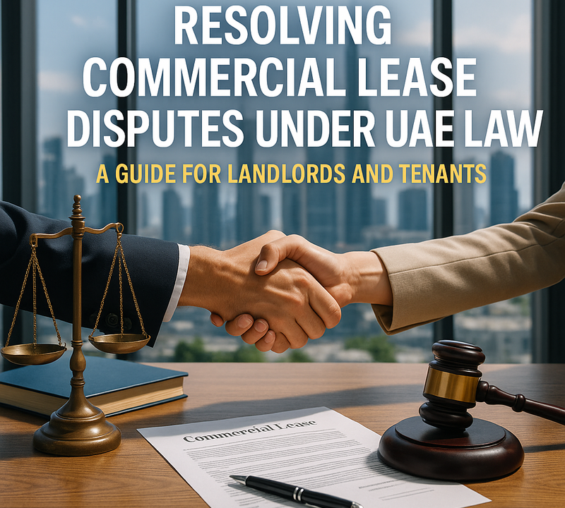 Resolving Commercial Lease Disputes Under UAE Law A Guide for Landlords and Tenants