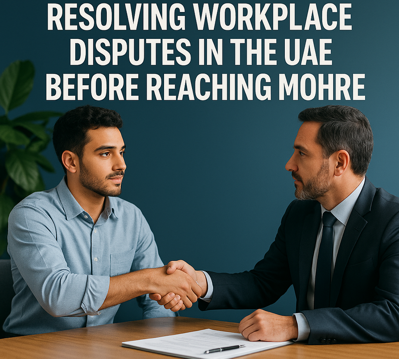 Resolving Workplace Disputes in the UAE Before Reaching MOHRE