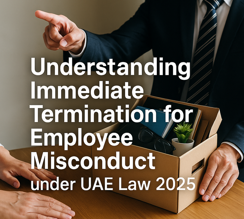 Understanding Immediate Termination for Employee Misconduct under UAE Law 2025