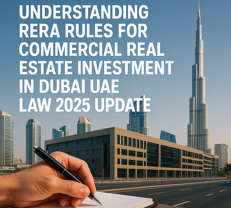 Understanding RERA Rules for Commercial Real Estate Investment in Dubai UAE Law 2025 Update
