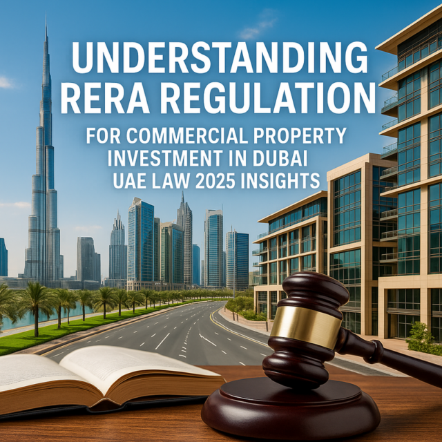 Understanding RERA Regulation for Commercial Property Investment in Dubai UAE Law 2025 Insights