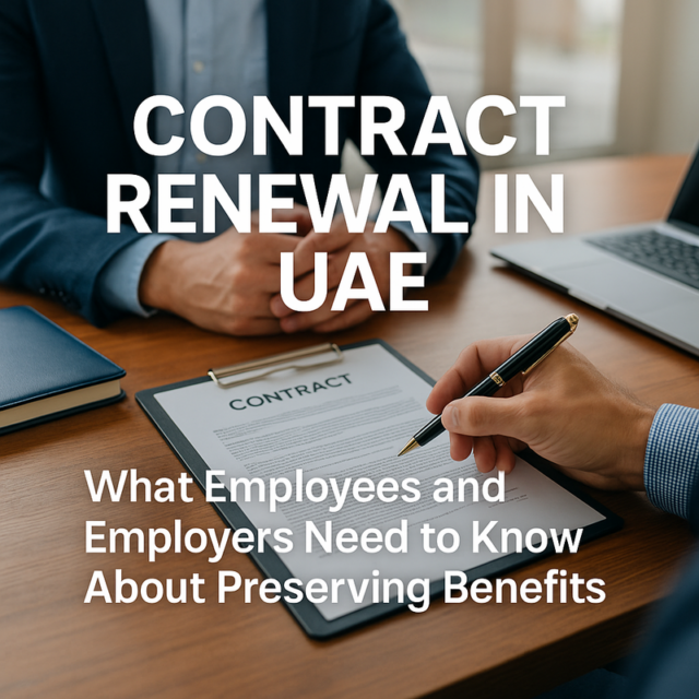 Contract Renewal in UAE What Employees and Employers Need to Know About Preserving Benefits